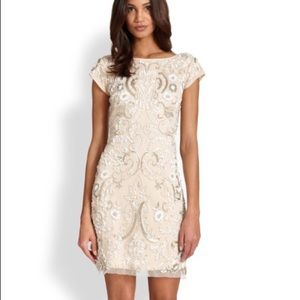 Intricately woven beaded dress. Sexy.